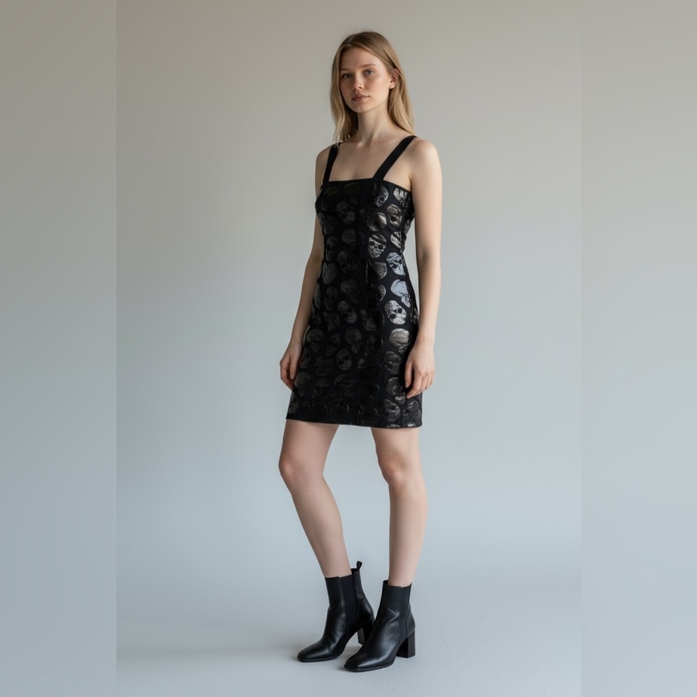 Iron Fist Womenās Skullz club mini dress Small Black NEW